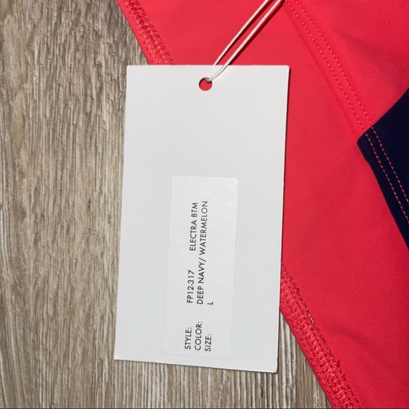 Flagpole NYC Bikini Swimsuit Bottom Electra Colorblocked Multi-Color SZ L NWT - Picture 6 of 7